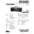 SONY CFD-D450S Manual de Servicio