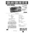 SONY CDXA10 Manual de Servicio