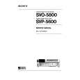 SONY SVP-5600 VOLUME 1 Manual de Servicio