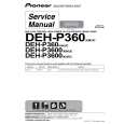 PIONEER DEH-P3600XN Manual de Servicio