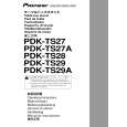 PIONEER PDK-TS27A/WL5 Manual de Usuario