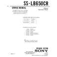 SONY SS-LB650CR Manual de Servicio