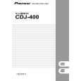 PIONEER CDJ-400/NKXJ5 Manual de Usuario