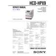SONY HCD-HPX9 Manual de Servicio