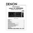 DENON D-1250 Manual de Servicio
