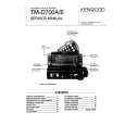 KENWOOD TM-D700A Manual de Servicio