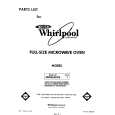 WHIRLPOOL MW8600XS1 Catálogo de piezas