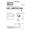 PIONEER SE-IRM250/E Manual de Servicio