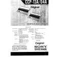 SONY CCP-04A Manual de Servicio