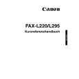 CANON FAX-L295 Guía de consulta rápida