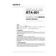 SONY BTA-801 Manual de Servicio