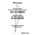 PIONEER XV-S100DV Manual de Usuario