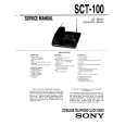 SONY SCT-100 Manual de Servicio