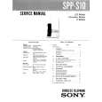 SONY SPPS10 Manual de Servicio