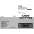 PIONEER KEH-P4450/XM/ES Manual de Usuario