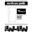 WHIRLPOOL EV130NXRW0 Manual de Usuario