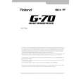 ROLAND G-70 Manual de Usuario