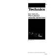 TECHNICS RS-D200 Manual de Usuario