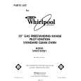 WHIRLPOOL SF3021ERW1 Catálogo de piezas