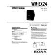 SONY WM-EX24 Manual de Servicio