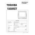 TOSHIBA 1400RST Manual de Servicio