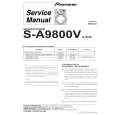 PIONEER S-A9800V/XJI/UC Manual de Servicio