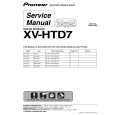 PIONEER XV-HTD7/DDRXJ Manual de Servicio
