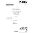 SONY SS-CR62 Manual de Servicio