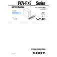 SONY PCVRX9 Manual de Servicio