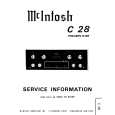 MCINTOSH C28 Manual de Servicio