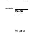 SONY CFD-550 Manual de Usuario
