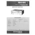 CENTREX RH-65 Manual de Servicio
