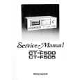 PIONEER CT-F500 Manual de Servicio