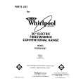 WHIRLPOOL RF302BXXW1 Catálogo de piezas