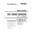 TEAC DV-3800 Manual de Servicio