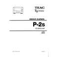 TEAC P2S Manual de Servicio