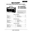 SHARP GF600H Manual de Servicio