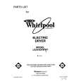 WHIRLPOOL LE4440XWW1 Catálogo de piezas