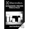 ELECTROLUX TR903 Manual de Usuario