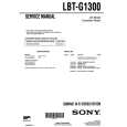 SONY LBT-G1300 Manual de Servicio