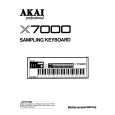 AKAI X7000 Manual de Usuario