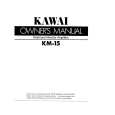 KAWAI KM15 Manual de Usuario