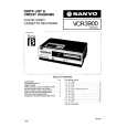 SANYO VCR3900 Manual de Servicio