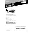 SONY PCM-F1 Manual de Usuario