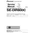 PIONEER SEDIR800C Manual de Servicio