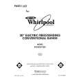WHIRLPOOL RF302BXVG2 Catálogo de piezas