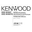 KENWOOD KDC-W4527G Manual de Usuario