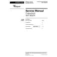 WHIRLPOOL 8,5776E+11 Manual de Servicio