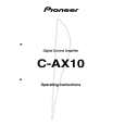 PIONEER C-AX10/NY Manual de Usuario