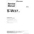 PIONEER S-W37 Manual de Servicio